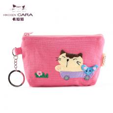 HIKOSEN CARA卡拉猫韩版创意零钱包女迷你卡包钥匙包手包女硬币包